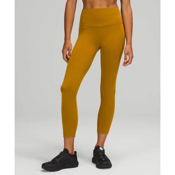 Lululemon - Gold Wunder Train High Rise Tight 25” - Picture 2 of 5